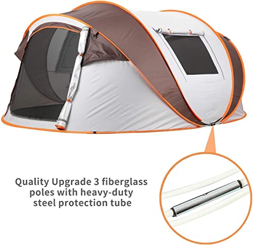 Carpa de camping instantánea pop up para 5-6 personas miniatura 5