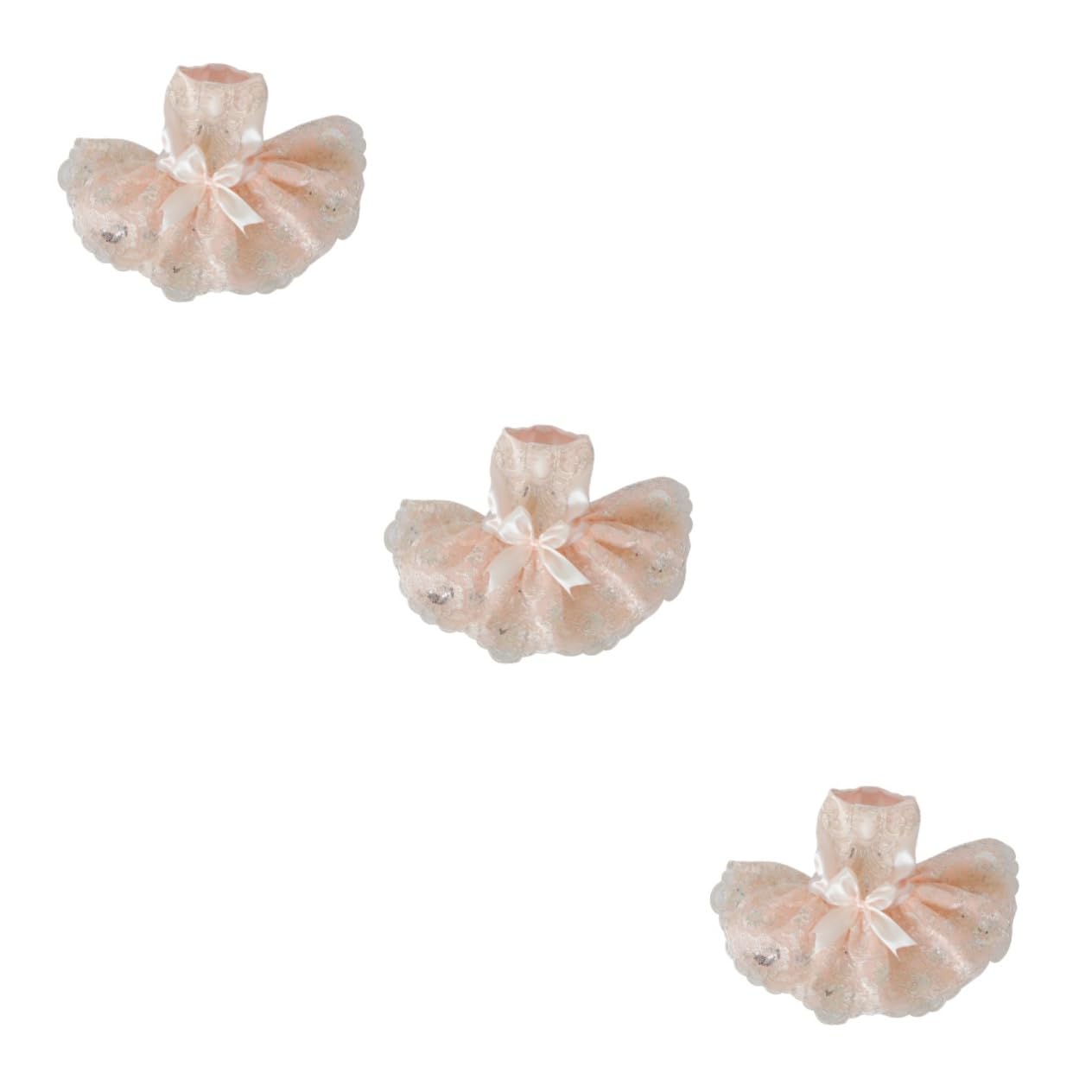 Ensemble 3 pièces pour animal de compagnie en dentelle brodée YARNOW taille XL