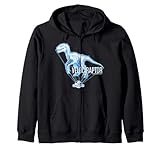 19JWOR00074A Jurassic World Velociraptor Hologram Title Logo Sweat à Capuche