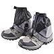 Azarxis Wandern Wasserdicht Gamaschen, Schnee Gaiters, Outdoor Gamaschen für Outdoor Klettern Damen und Herren (Schwarz - niedrig, Einzelgröße)