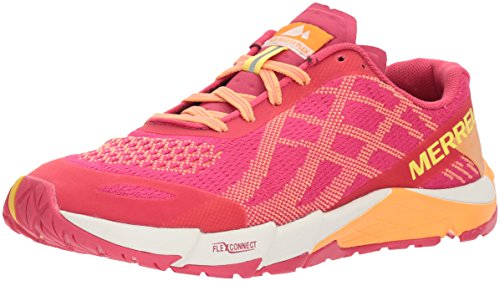 Merrell Women's Bare Access Flex E-MESH Sneaker, Coral, 5.5 M US