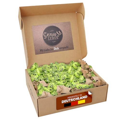 Genussleben Box mit Eukalyptus 800g, Hustenbonbons, Süßigkeiten in Großpackung, Bonbons mit Eukalyptus