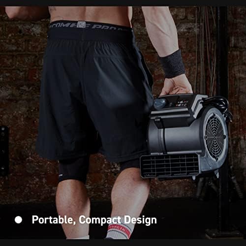 Vacmaster Cardio54 - Fitness and Gym Cooling Floor Fan with Remote Control - Powerful and Low Noise 3 Speed Fan - Ideal for Indoor Cycling, Running and HIIT Workouts