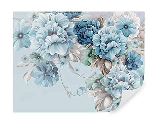 TAPEKO Fototapete 3D Blumen | Vliestapeten Premium 260x180 cm | 3D Tapete |...