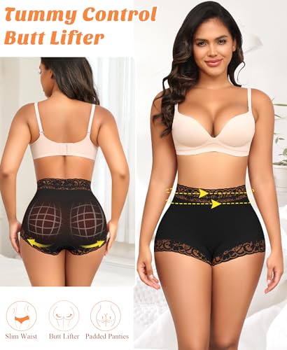 Image of DERCA Butt Enhancer Hip Pads Lace Padded Boyshorts