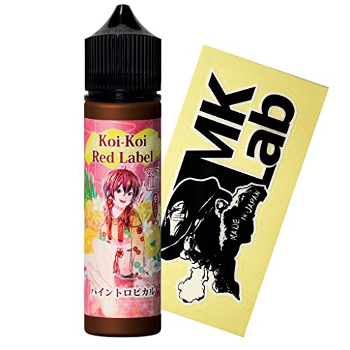 �y�X�e�b�J�[�t���zMKLab �������� �ԒZ �p�C���g���s�J�� 60ml KoiKoi Red Label Pineapple Tropical �d�q�^�o�R �p ���L�b�h MK VAPE �}���S�[ �p�C�i�b�v�� �s�[�` �I�����W �m���j�R�`��