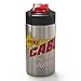 Zak Designs Toy Story 4 Duke Caboom Stainless Steel Non-BPA Water Bottle 15.5 oz with One Hand Operation Action Lid and Built-in Carrying Loop, Water Bottle with Straw is Perfect for Kids