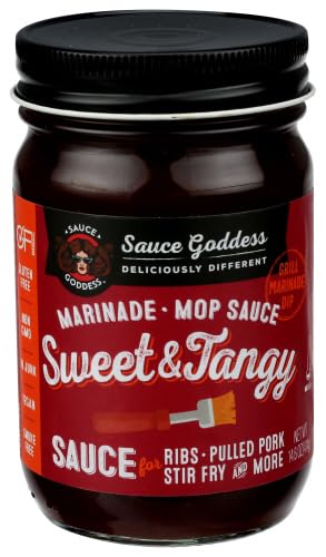 Sauce Goddess Sauce Sweet Tangy Marinade 14.6 oz (Pack of 6)