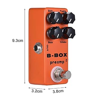 SHUIYUE B-Box Guitare électrique Préampli Pédale d’effet Overdrive Full Metal Shell True Bypass,Pédale d’effet - Les Beatles, Paul McCartney, John Lennon, RIngo Starr, George Harrison SHUIYUE B-Box Guitare électrique Préampli Pédale d'effet Overdrive Full Metal Shell True Bypass,Pédale d'effet – Image 4