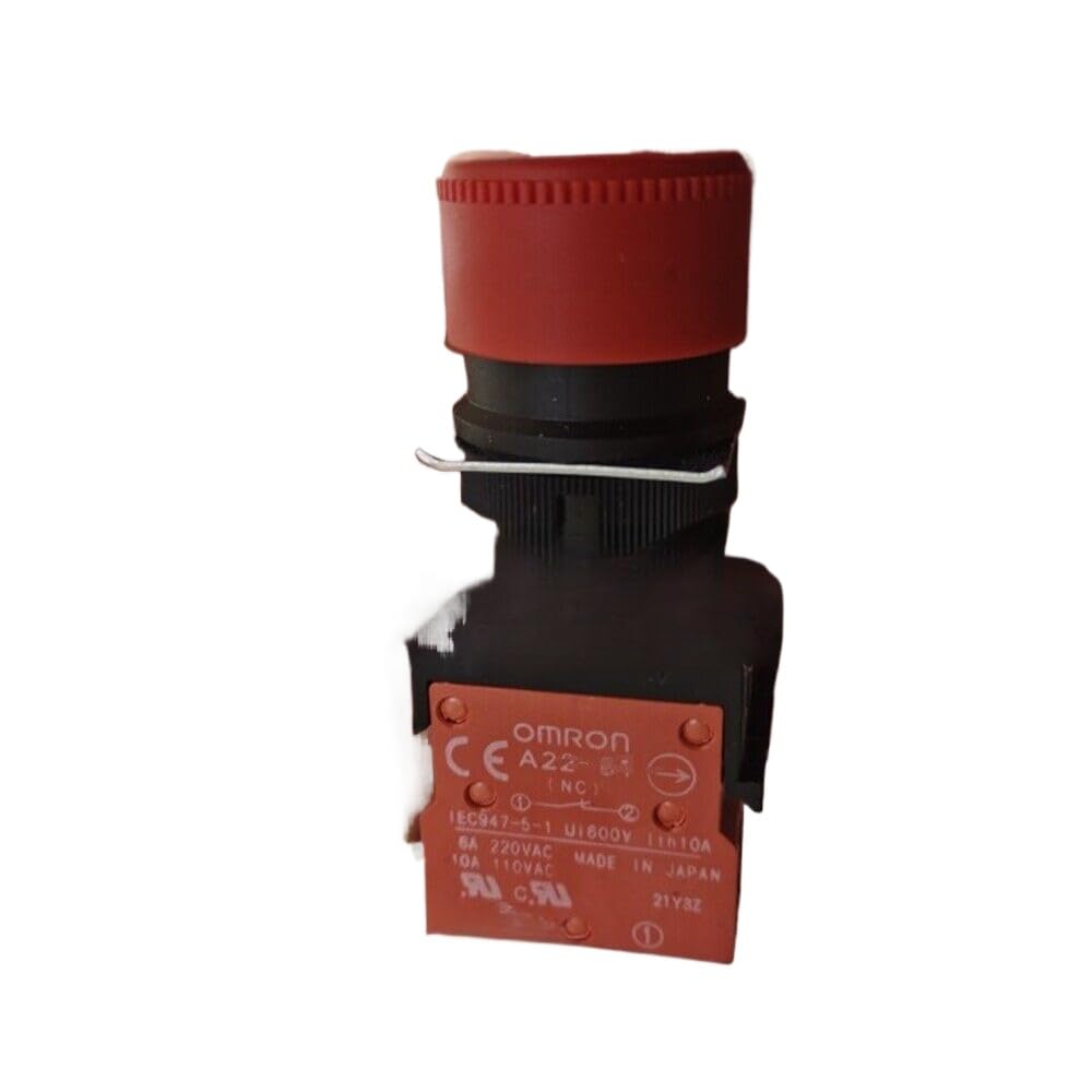 One new emergency stop button A22E-S-12