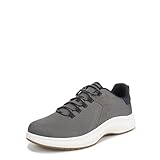 Dr. Scholl's Men's Feel Relief Plantar Fasciitis Sneaker Dark Grey Fabric 10.5 M