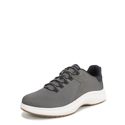 Dr. Scholl's Men's Feel Relief Plantar Fasciitis Sneaker Dark Grey Fabric 10 M