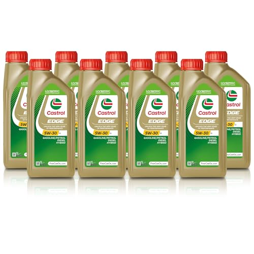 9x 1 L = 9 Liter Castrol Edge Fluid Titanium 5W-30 LL Motoröl