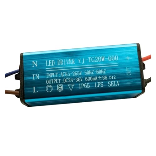 Driver 20w 600ma anti-scintillement pour projecteur et lampe industrielle LED