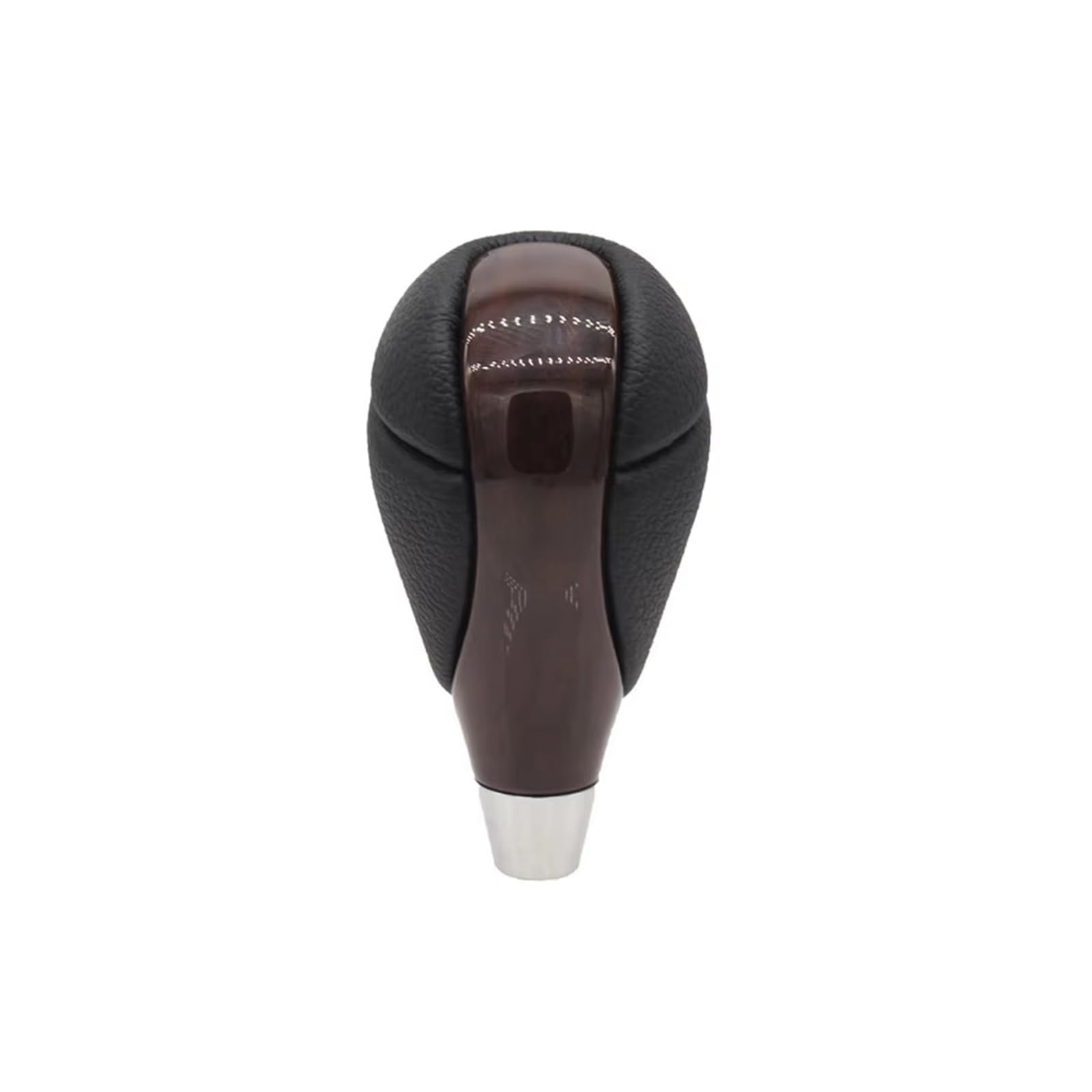 WYLWSHA Shift Gear Knob Cover ABS Carbon Fiber Gear Shift Knob for Toyota for Lexus for Crown for Camry for Hiace 2004-2012(Brown)