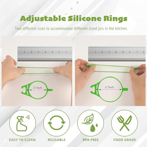 Iosjeude Pickle Fork -2 Pack pickle grabber, olive fork pickle with Rubber Apron for Pickles, Dishwasher Safe, kitchen gadgets pickle gifts pickle forks for the jar pickle holder - image 5