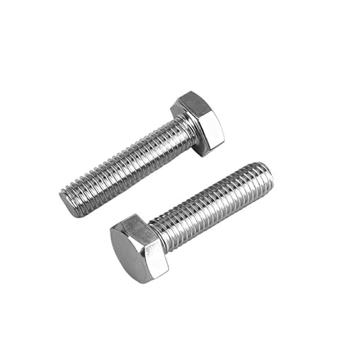 2-20 �� M3 M4 M5 M6 M8 �S�˂� 304 �X�e�����X�| DIN933 �O���Z�p�˂��{���g(M5-10PCS,30mm)