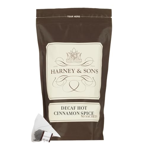 Harney & Sons Decaffeinated Hot Cinnamon - Ceylon Black Tea with ...