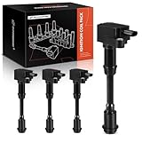 A-Premium Engine Ignition Coil Pack Compatible with Ford Focus 2013-2014, Escape 2013-2016, Fiesta 2014-2019, Transit Connect 2014-2016, 1.6L 4-PC Set