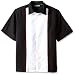 Cubavera Men's Big-Tall Big and Tall Short Sleeve Tri-Color Panel Woven Shirt