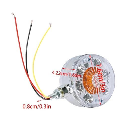 Clignotant LED double face pour éviter les collisions nocturnes