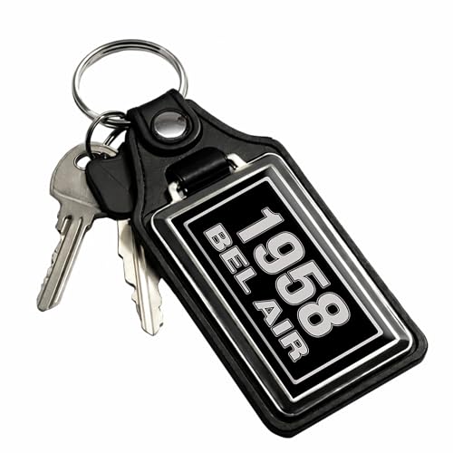 Image of Brotherhood Car Key Chain for Bel Air - Classic Models Keychain for Men and Women Gift Key Ring