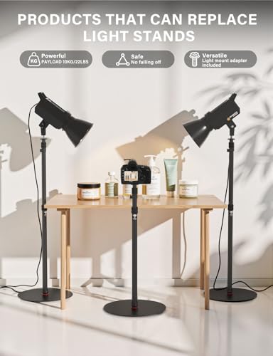 image for IFOOTAGE A400 Round Base Monopod Stand, 79'' Studio Light Stand with F