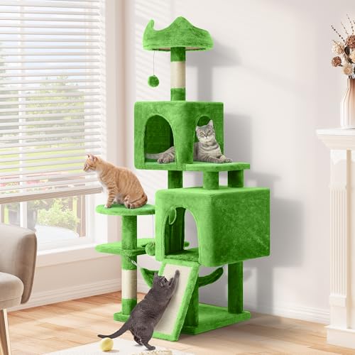 Torre para gatos YITAHOME de 54 pulgadas para interiores miniatura 2