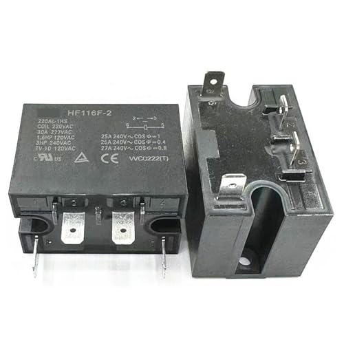 Relais de puissance HF116F-2 220AL-1HS interrupteur 220VAC