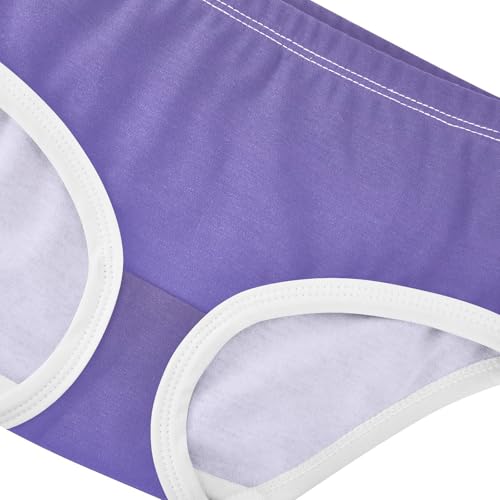 Joisal Violet Slate Blue Gradient Cute Panties Girl Toddler Girls Underwear Cotton Stylish Briefs Underpants 2t4