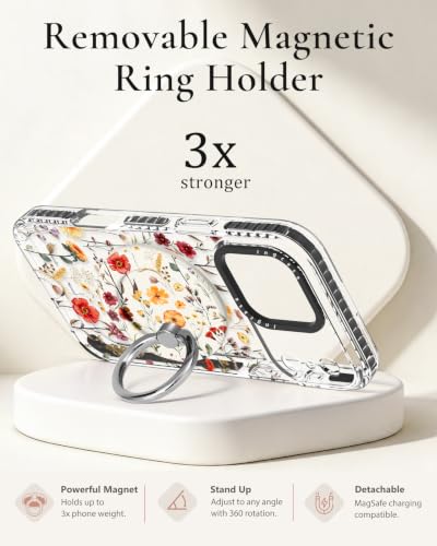 Coque iPhone 17 Pro antichoc rétro avec support pour femmes actives