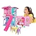 Barbie Chelsea Toy Dollhouse with 15+ Accessories, Pop-Up House Expands to 17+ x 13+ inches with 5 Play Areas & Slide, Includes Small Doll & Pet Dog