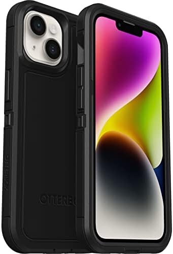 OtterBox Defender XT Case for iPhone 14 Pro Max with MagSafe, Shockproof, Drop proof, Ultra-Rugged, Protective Case, 5x Tested to Military Standard, Black - Non-Retail Packaging