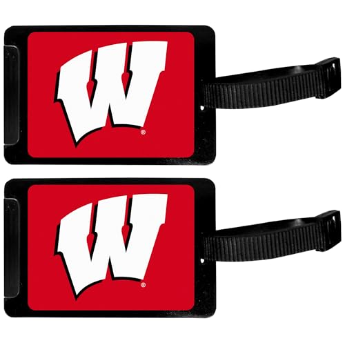 Étiquettes de bagage Wisconsin Badgers pour éviter la perte de vos sacs à l'aéroport