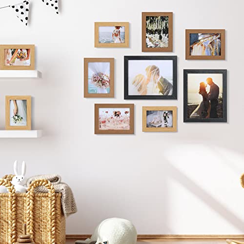 Homcytop Picture Frame Set, 10 Pack Gallery Wall Frames With Two 8X10, Four 5X7, Four 4X6, Photo Collage Frame Decor For Wall Mounting Or Tabletop Display #TOP1