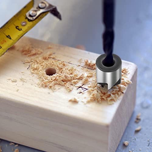 8 Stück Aufsteckversenker Set 7 Stück Aufsteckversenker und 1 Inbusschlüssel zum Holzbohren, Durchmesser 3-10mm/0.1-0.4 Zoll für Senker Bohrer, Zum Bohren von Löchern für Holz, Kunststoff, Weichmetall