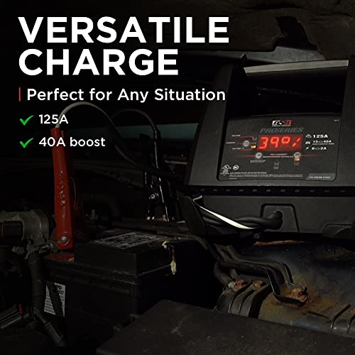 Schumacher Dsr Proseries Battery Charger And Engine Starter - 125 Amp, 6V/12V, 40A Boost Mode - For Cars, Trucks, And Suvs #TOP2