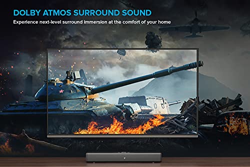 Image of Creative Stage 360 2.1 240W Soundbar with Dolby Atmos and Subwoofer for TV /Computers /Ultrawide Monitors, Surround Sound with HDMI ARC /2.0, Bluetooth, Optical Input, and IR Remote