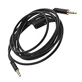 AGFELO ロジテック 対応 マイク付きヘッドホンケーブル 交換用ヘッドホンコード 高耐久オーディオケーブル 安定伝送 ゲーミングイヤホン用