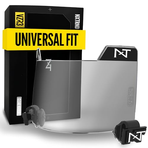 Nxtrnd VZR3 Football Visor, Curved Lens Technology, Fits Adult & Youth Football Helmets