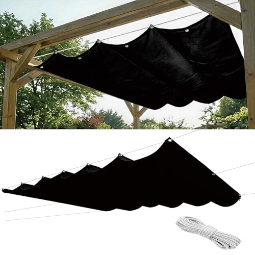 Voile d'ombrage rétractable imperméable avec protection UV 98% - 2