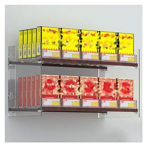 Présentoir mural cigarettes acrylique haut de gamme transparent pour tabac