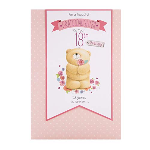 Hallmark 18th Birthday Card For Granddaughter - Cute Forever Friends Design