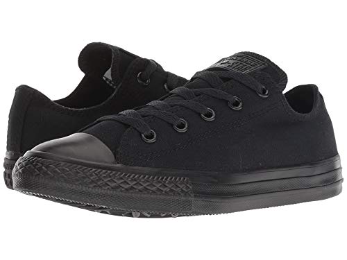 Converse Girl's Low-Top, Black, 6 us
