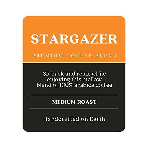Copper Moon Whole Bean Coffee, Medium Roast, Stargazer Blend, 5 Lb #TOP1