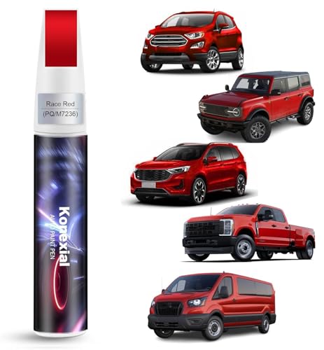 Race Red(PQ/M7236) Touch up Paint Compatible with Ford, Premium Car Scratch Remover for Deep Scratches, Car Paint Pen Scratch Repair Two-In-One Touch Up Paint