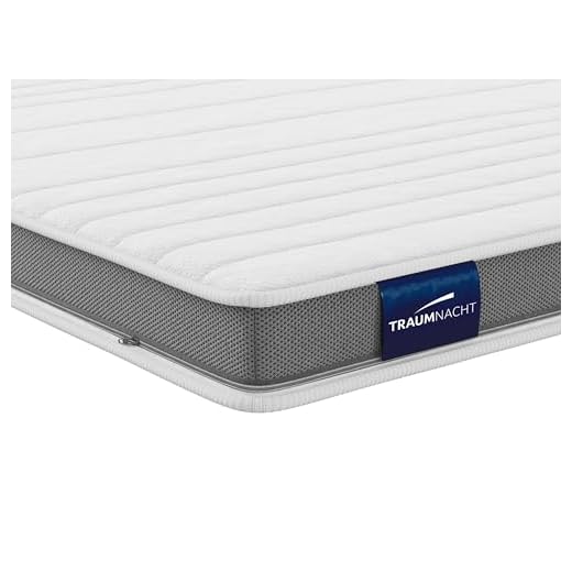 Traumnacht Komfort Microfaser Matratzenschoner, 180 x 200 cm, weiß 3 Traumnacht Gelschaum-Topper mit Klimaband und Gel-Aktiv-Kaltschaum, 90 x 200 cm, weiß