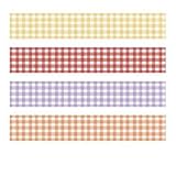 Derzeit beliebte Stile 20 mm * 2 m 4 Rollen Plaid Series Tape Seting Aufkleber Album Tagebuch DIY dekoratives Klebeband Sticker Journal Schreibwaren-se cai ma ke