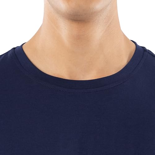 Fruit of the Loom Men's 360 Stretch Short Sleeve Shirt and Shorts Pajama Sleep Set, Navy, XX-Large - image 3