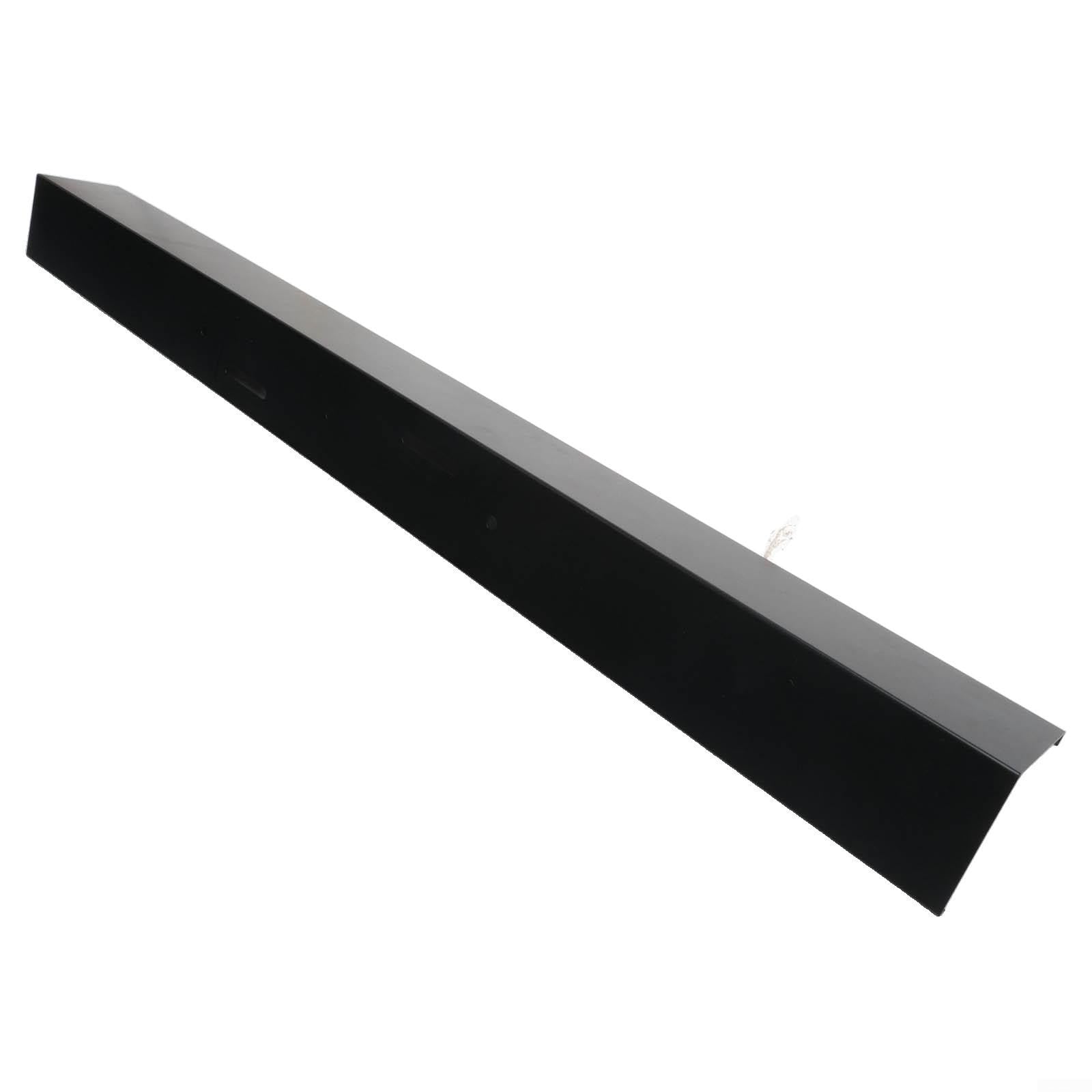 Tringle à rideau réglable pour cheminée et cantonnière, 76,2 à 122 cm, barre de support en maille pour décoration de foyer, cache le matériel pour un look soigné